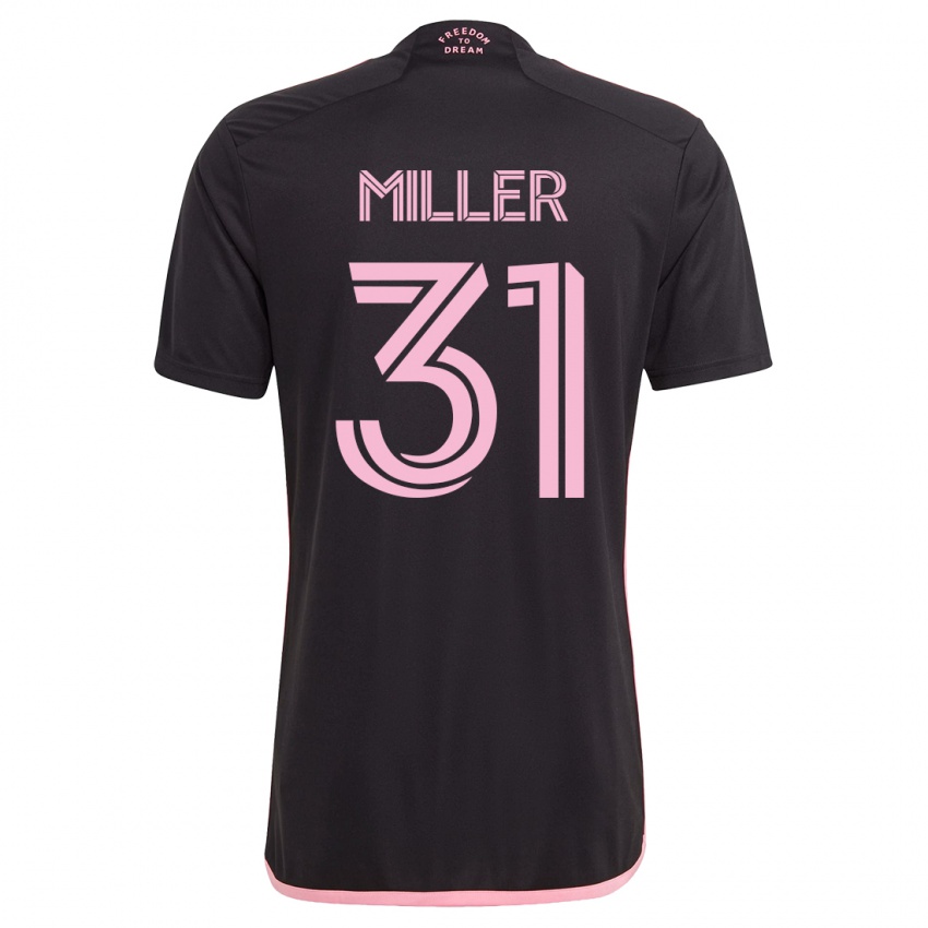 Kinder Kamal Miller #31 Schwarz Auswärtstrikot Trikot 2023/24 T-Shirt Schweiz