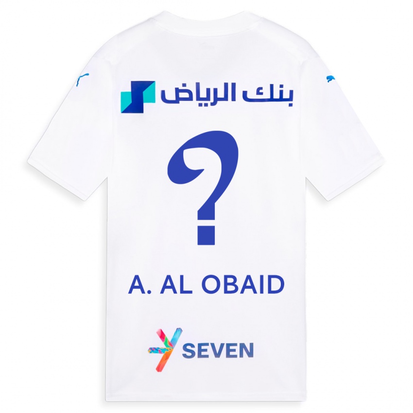 Kinder Abdulrahman Al-Obaid #0 Weiß Auswärtstrikot Trikot 2023/24 T-Shirt Schweiz