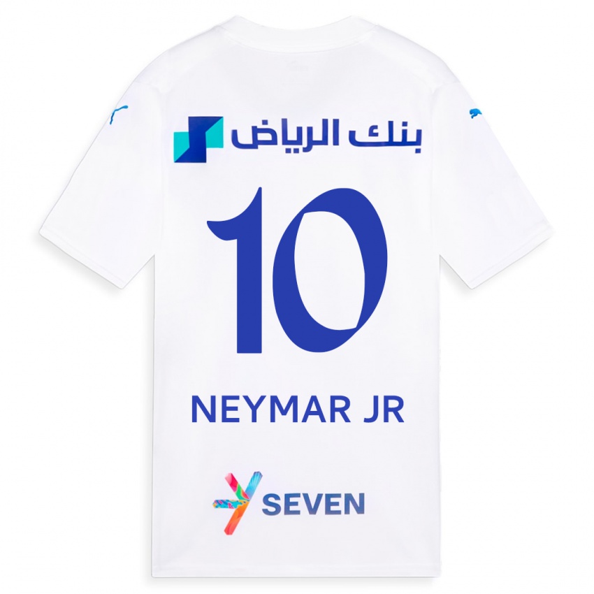 Kinder Neymar #10 Weiß Auswärtstrikot Trikot 2023/24 T-Shirt Schweiz