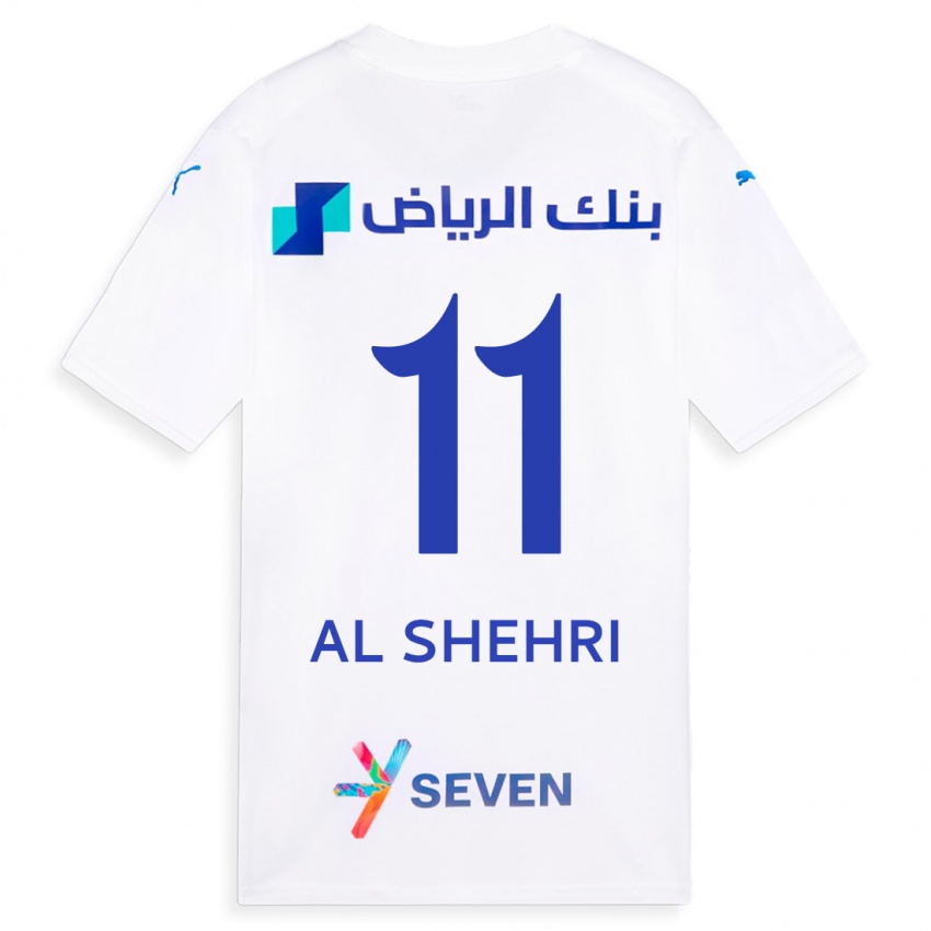 Kinder Saleh Al-Shehri #11 Weiß Auswärtstrikot Trikot 2023/24 T-Shirt Schweiz