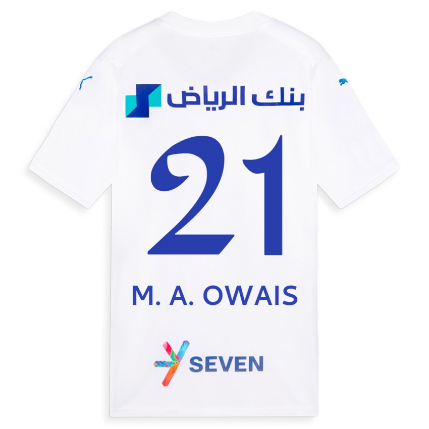 Kinder Mohammed Al-Owais #21 Weiß Auswärtstrikot Trikot 2023/24 T-Shirt Schweiz