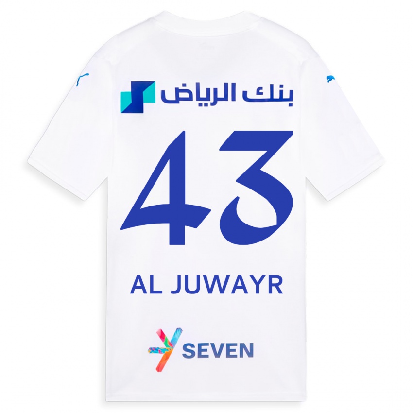 Kinder Musab Al-Juwayr #43 Weiß Auswärtstrikot Trikot 2023/24 T-Shirt Schweiz