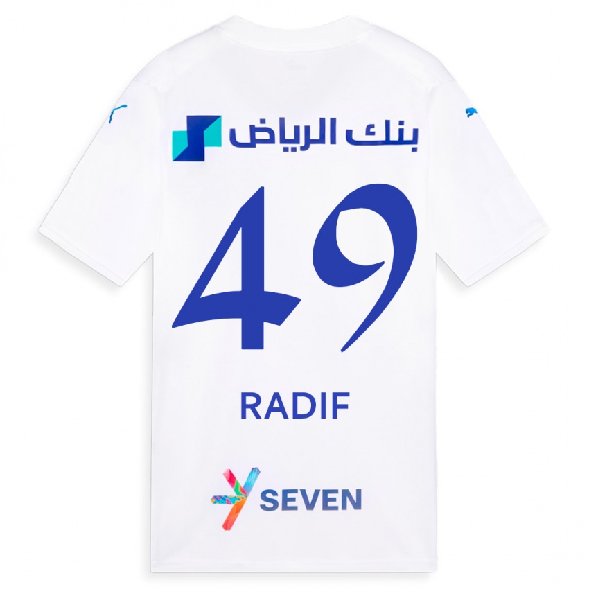 Kinder Abdullah Radif #49 Weiß Auswärtstrikot Trikot 2023/24 T-Shirt Schweiz