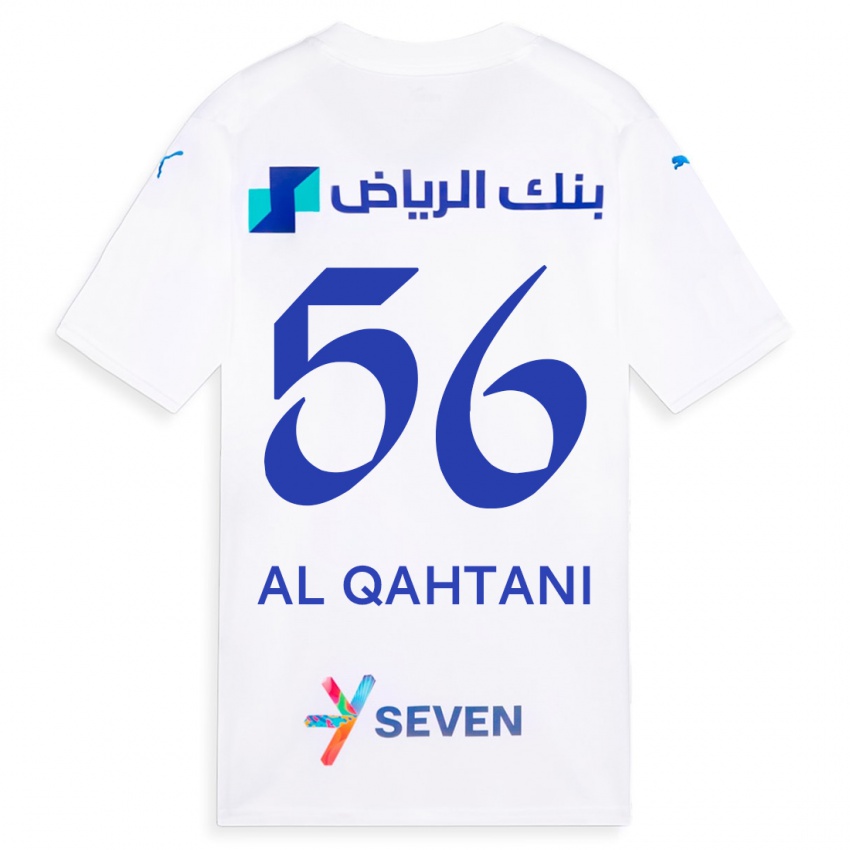 Kinder Mohammed Al-Qahtani #56 Weiß Auswärtstrikot Trikot 2023/24 T-Shirt Schweiz