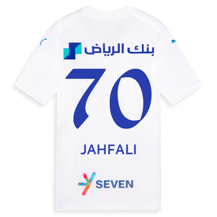 Kinder Mohammed Jahfali #70 Weiß Auswärtstrikot Trikot 2023/24 T-Shirt Schweiz