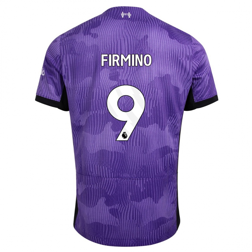 Kinder Roberto Firmino #9 Lila Ausweichtrikot Trikot 2023/24 T-Shirt Schweiz