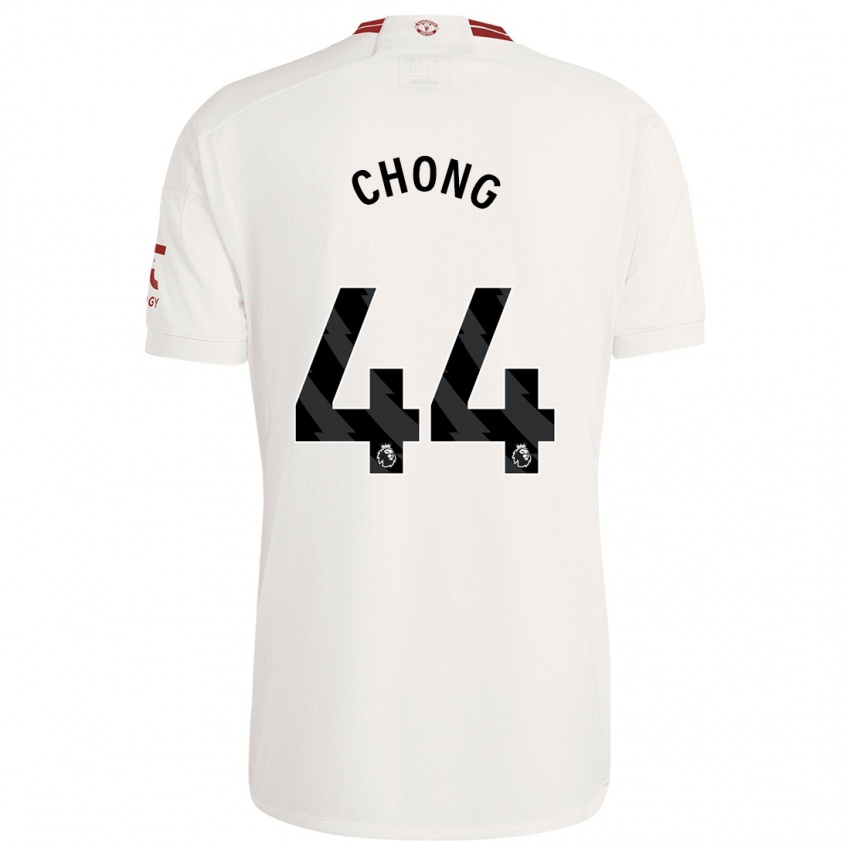 Kinder Tahith Chong #44 Weiß Ausweichtrikot Trikot 2023/24 T-Shirt Schweiz