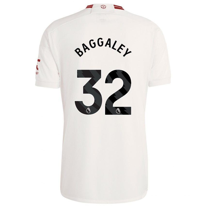 Kinder Sophie Baggaley #32 Weiß Ausweichtrikot Trikot 2023/24 T-Shirt Schweiz