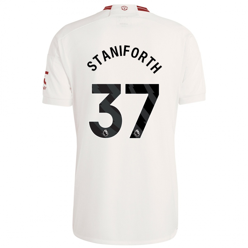 Kinder Lucy Staniforth #37 Weiß Ausweichtrikot Trikot 2023/24 T-Shirt Schweiz