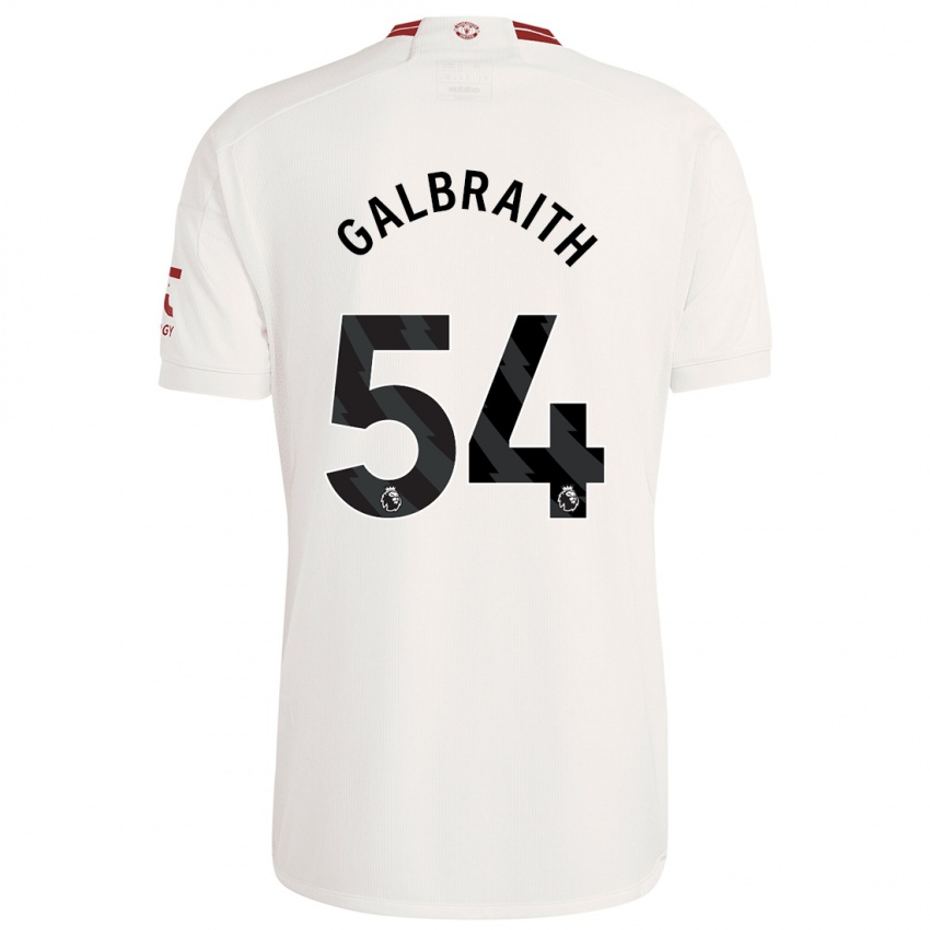 Kinder Ethan Galbraith #54 Weiß Ausweichtrikot Trikot 2023/24 T-Shirt Schweiz