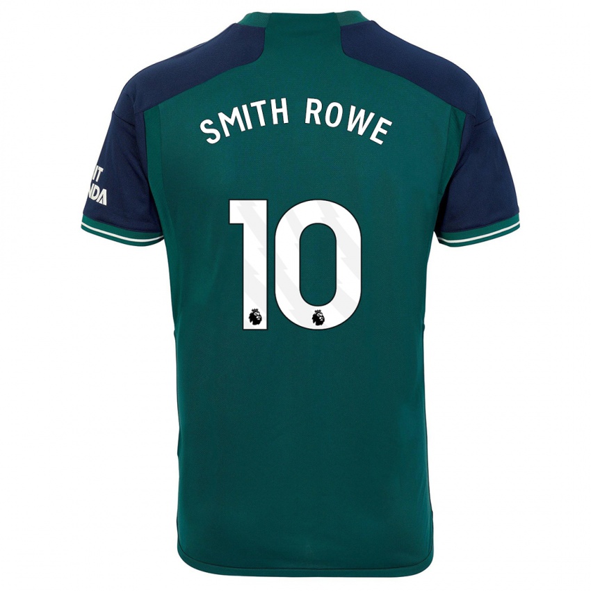 Enfant Maillot Emile Smith Rowe #10 Vert Troisieme 2023/24 T-Shirt Suisse