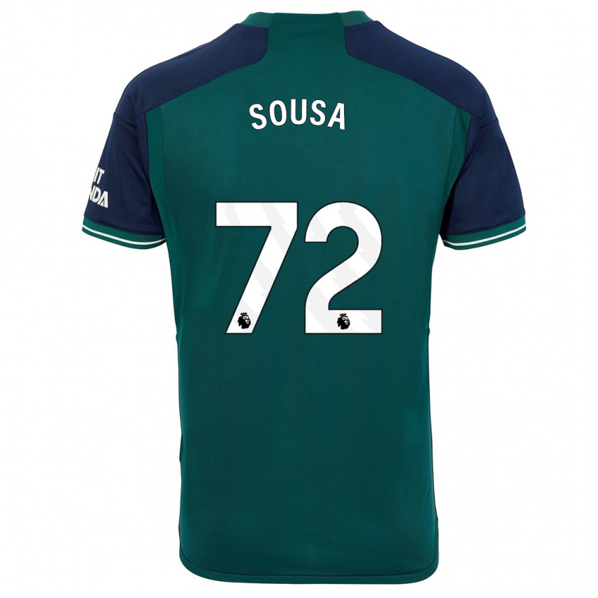 Enfant Maillot Lino Sousa #72 Vert Troisieme 2023/24 T-Shirt Suisse