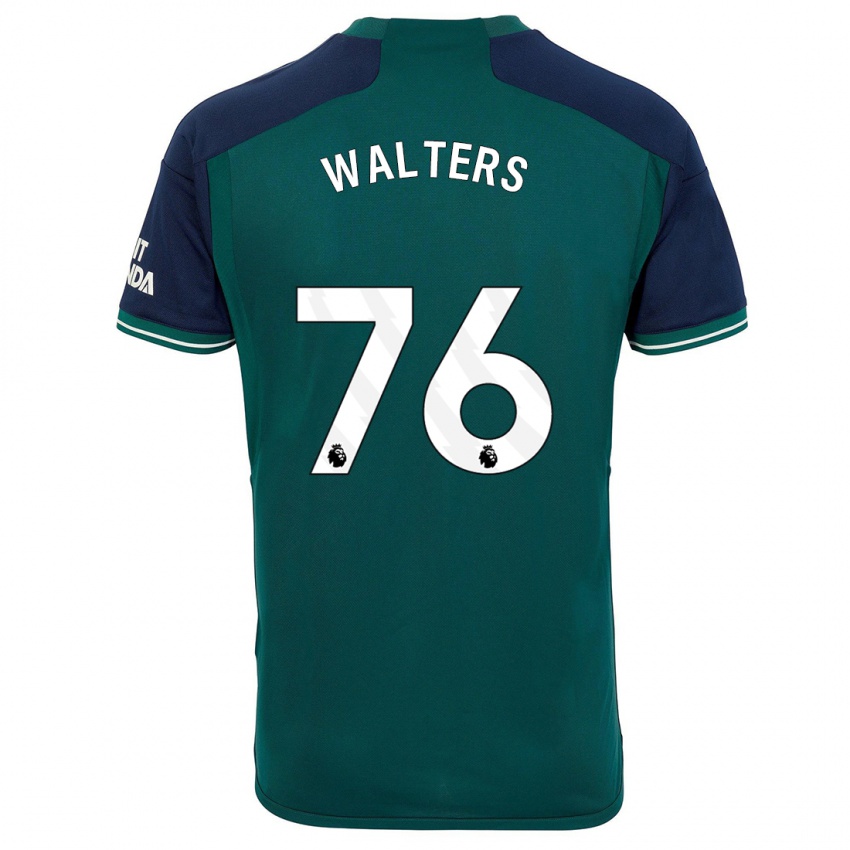 Enfant Maillot Reuell Walters #76 Vert Troisieme 2023/24 T-Shirt Suisse