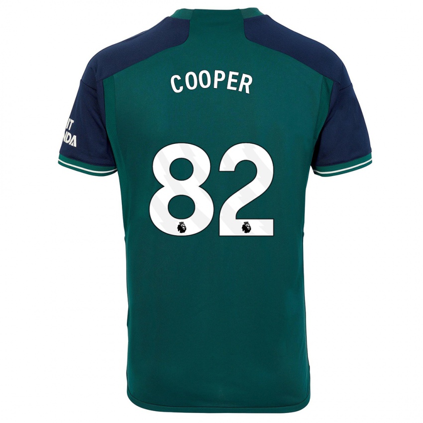 Enfant Maillot Noah Cooper #82 Vert Troisieme 2023/24 T-Shirt Suisse