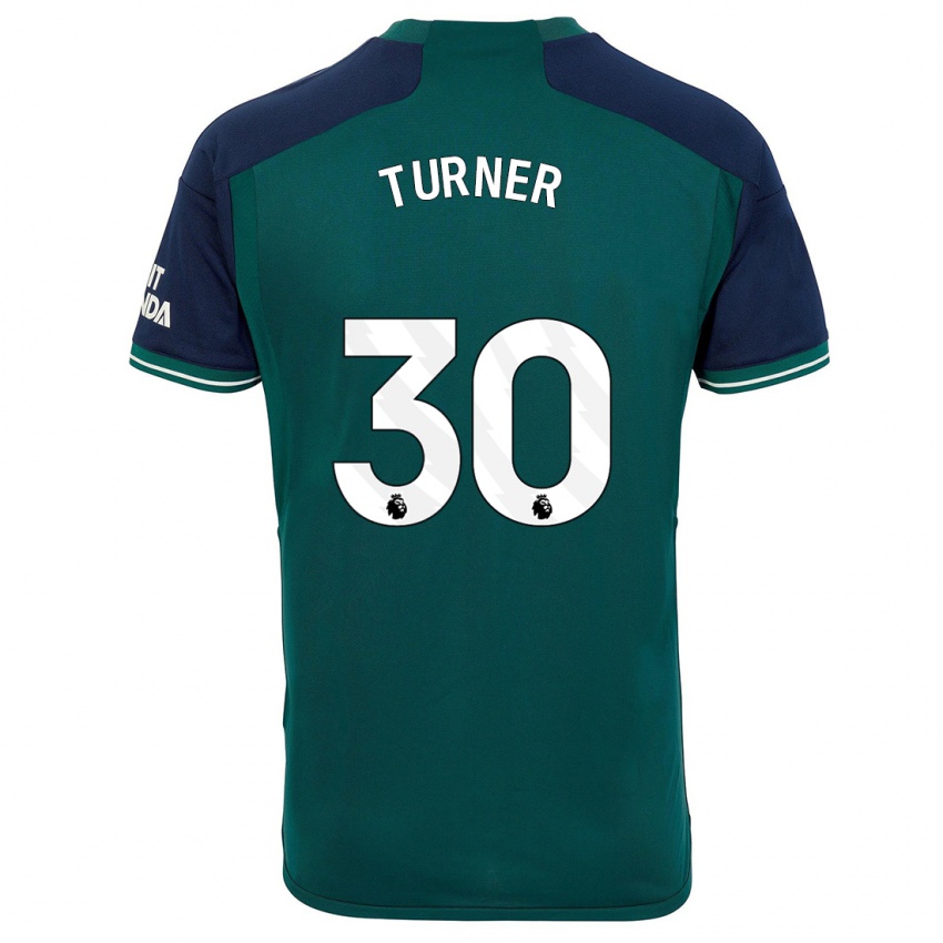 Enfant Maillot Matt Turner #30 Vert Troisieme 2023/24 T-Shirt Suisse