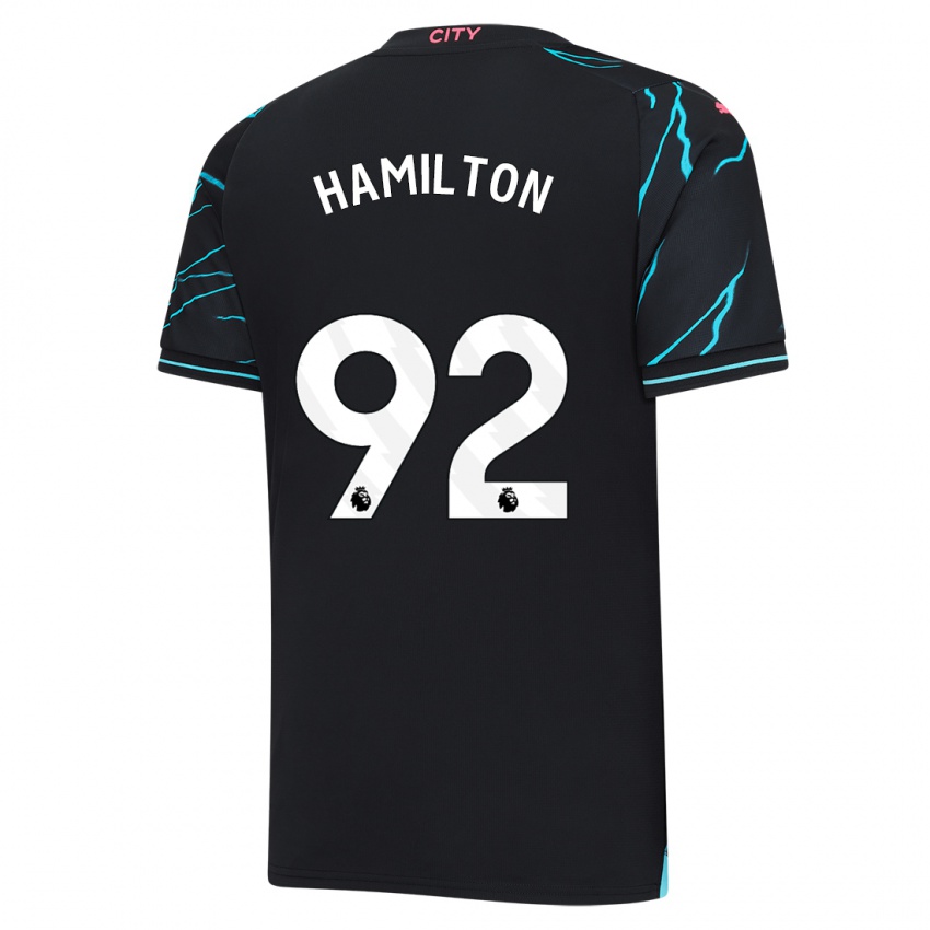 Kinder Micah Hamilton #92 Dunkelblau Ausweichtrikot Trikot 2023/24 T-Shirt Schweiz