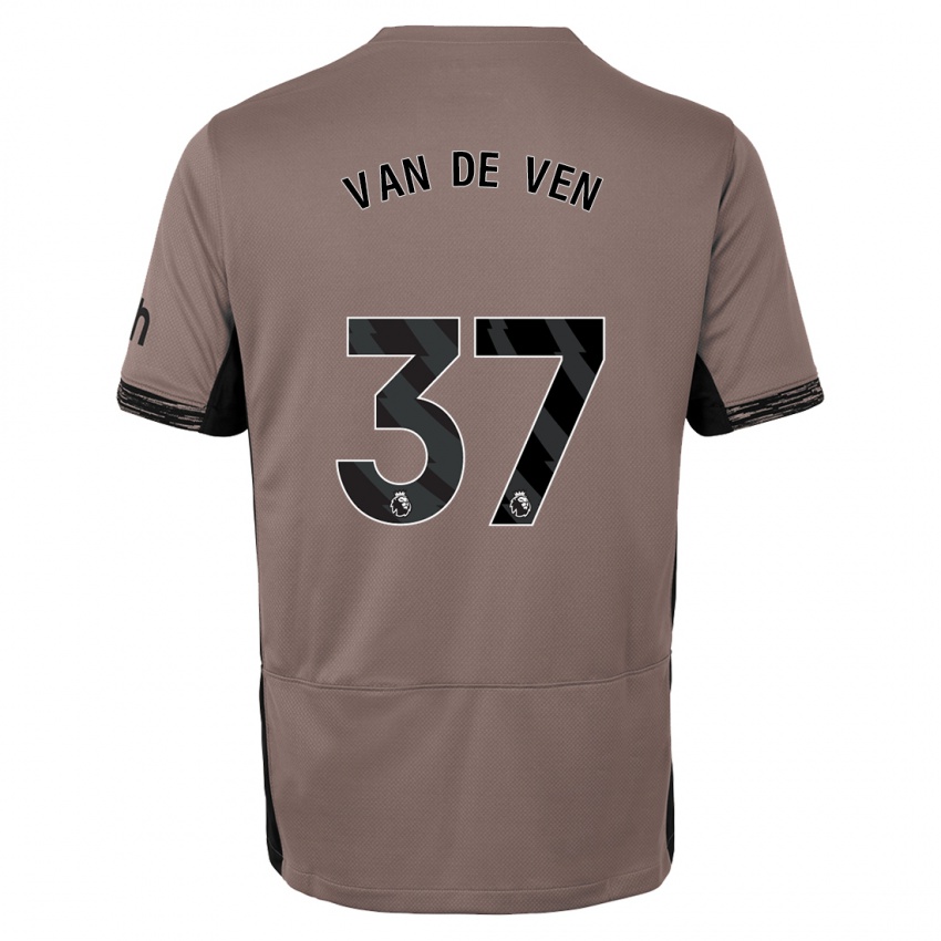 Kinder Micky Van De Ven #37 Dunkelbeige Ausweichtrikot Trikot 2023/24 T-Shirt Schweiz