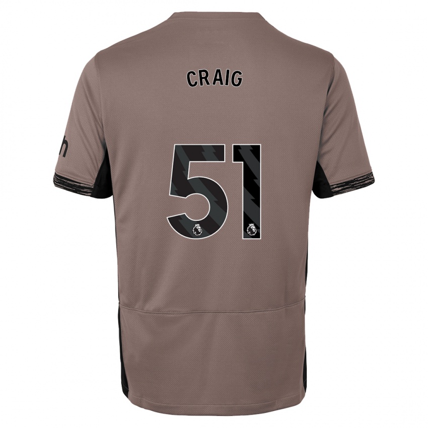 Kinder Matthew Craig #51 Dunkelbeige Ausweichtrikot Trikot 2023/24 T-Shirt Schweiz