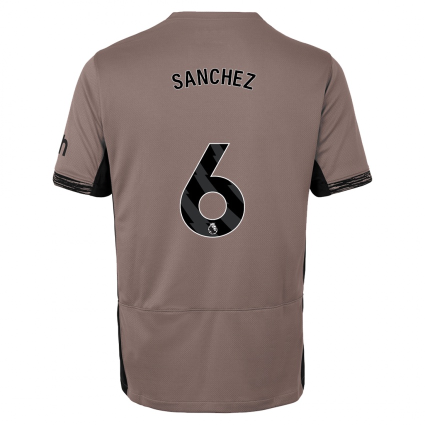 Kinder Davinson Sanchez #6 Dunkelbeige Ausweichtrikot Trikot 2023/24 T-Shirt Schweiz