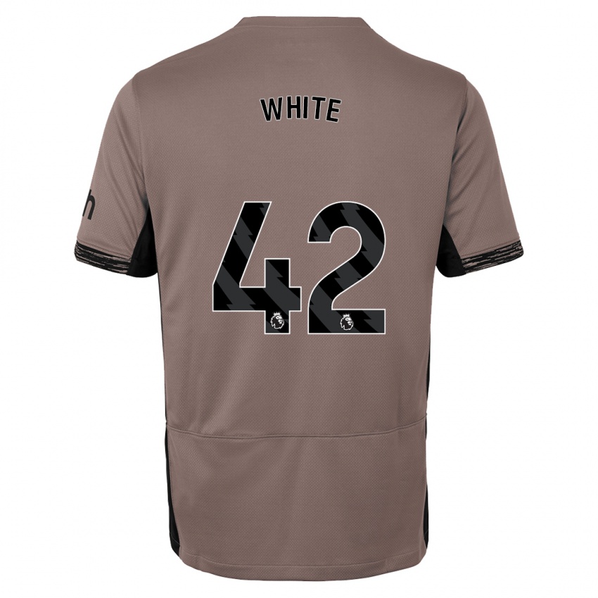 Kinder Harvey White #42 Dunkelbeige Ausweichtrikot Trikot 2023/24 T-Shirt Schweiz