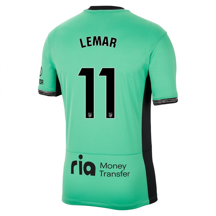 Kinder Thomas Lemar #11 Frühlingsgrün Ausweichtrikot Trikot 2023/24 T-Shirt Schweiz