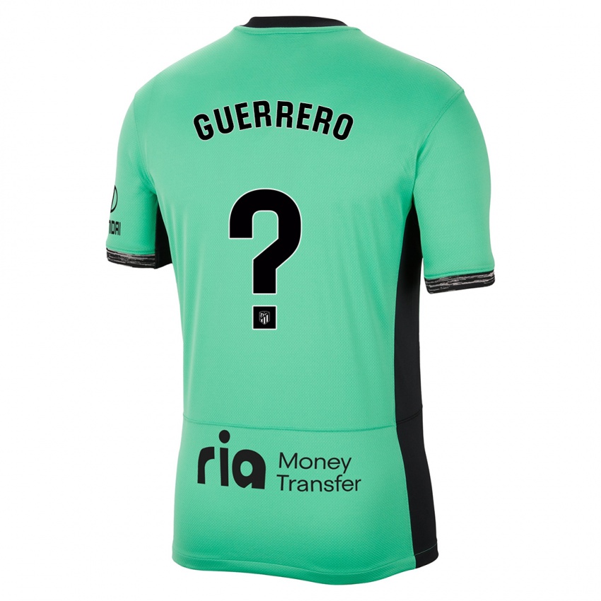 Kinder Sergio Guerrero #0 Frühlingsgrün Ausweichtrikot Trikot 2023/24 T-Shirt Schweiz
