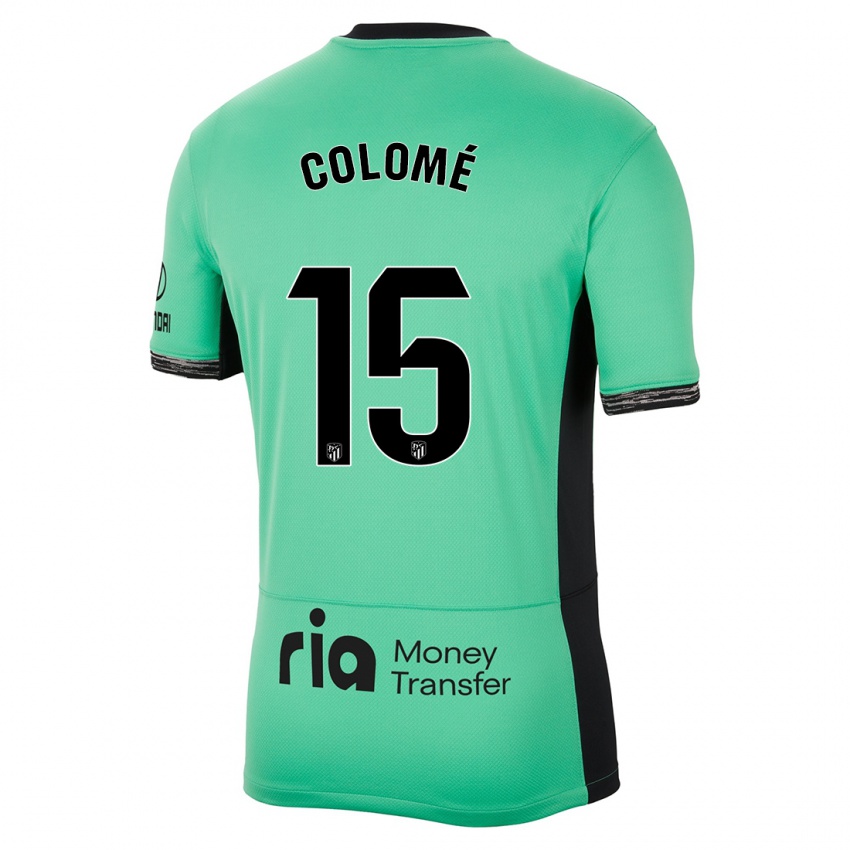 Kinder Jan Colomé #15 Frühlingsgrün Ausweichtrikot Trikot 2023/24 T-Shirt Schweiz