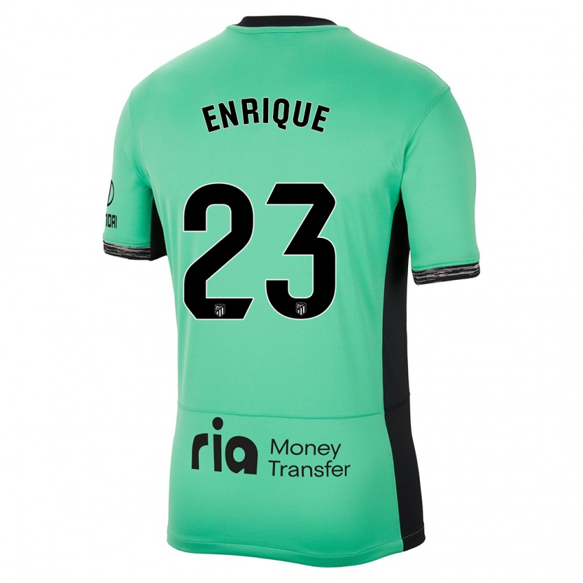 Kinder Gustavo Enrique #23 Frühlingsgrün Ausweichtrikot Trikot 2023/24 T-Shirt Schweiz