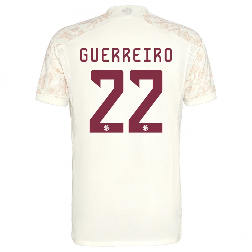 Kinder Raphaël Guerreiro #22 Cremefarben Ausweichtrikot Trikot 2023/24 T-Shirt Schweiz
