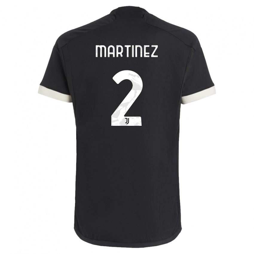 Kinder Bruno Martinez #2 Schwarz Ausweichtrikot Trikot 2023/24 T-Shirt Schweiz