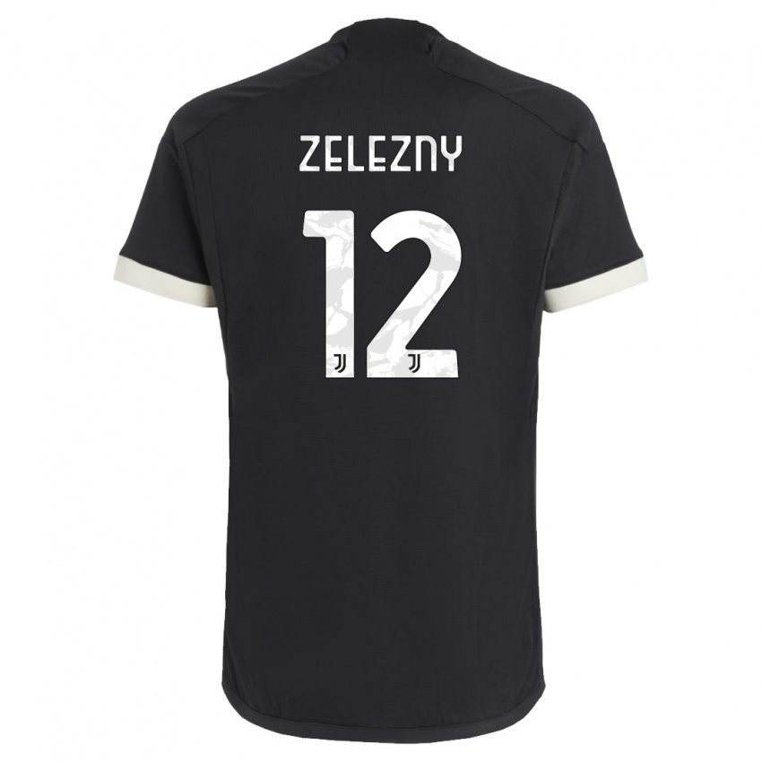 Kinder Radoslaw Zelezny #12 Schwarz Ausweichtrikot Trikot 2023/24 T-Shirt Schweiz