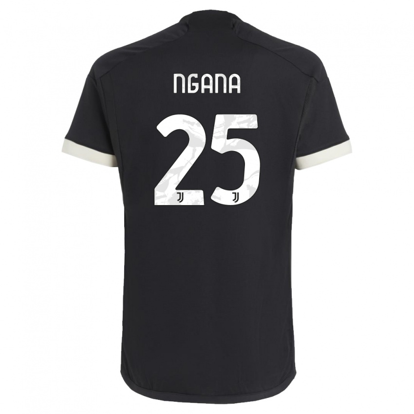 Kinder Valdes Ngana #25 Schwarz Ausweichtrikot Trikot 2023/24 T-Shirt Schweiz