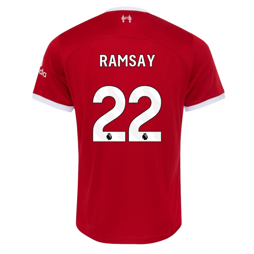 Herren Calvin Ramsay #22 Rot Heimtrikot Trikot 2023/24 T-Shirt Schweiz