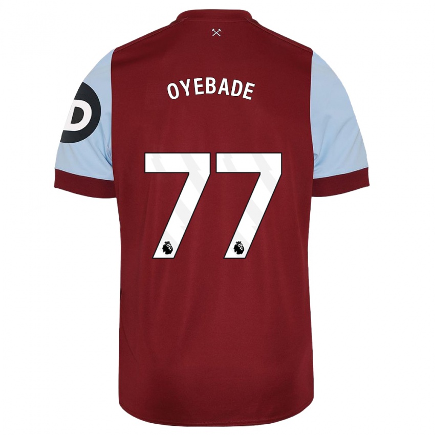 Herren Rayan Oyebade #77 Kastanienbraun Heimtrikot Trikot 2023/24 T-Shirt Schweiz