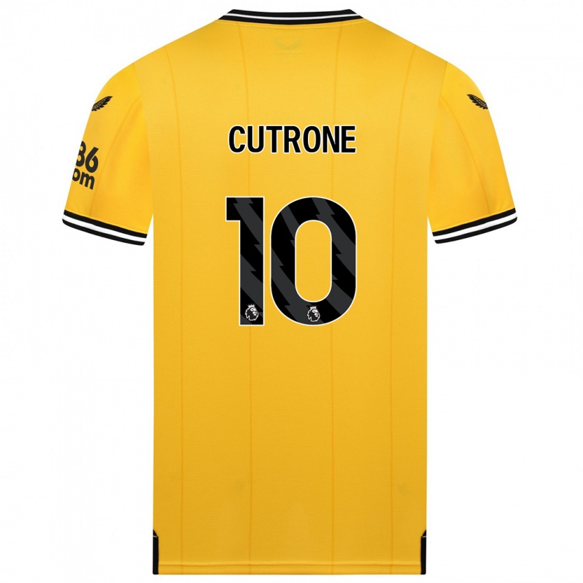 Herren Patrick Cutrone #10 Gelb Heimtrikot Trikot 2023/24 T-Shirt Schweiz