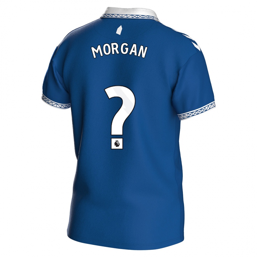 Herren George Morgan #0 Königsblau Heimtrikot Trikot 2023/24 T-Shirt Schweiz