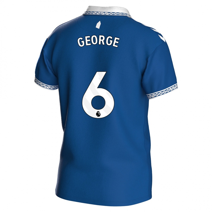 Herren Gabrielle George #6 Königsblau Heimtrikot Trikot 2023/24 T-Shirt Schweiz