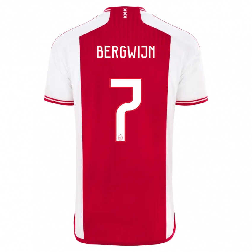 Herren Steven Bergwijn #7 Rot-Weiss Heimtrikot Trikot 2023/24 T-Shirt Schweiz