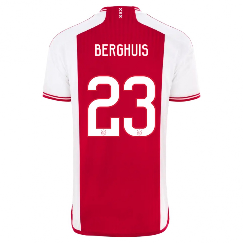 Herren Steven Berghuis #23 Rot-Weiss Heimtrikot Trikot 2023/24 T-Shirt Schweiz