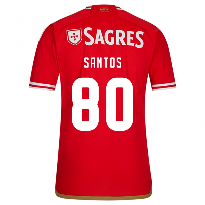 Herren Pedro Santos #80 Rot Heimtrikot Trikot 2023/24 T-Shirt Schweiz