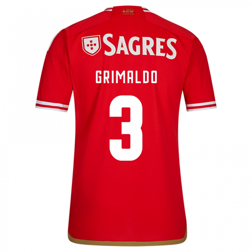 Herren Alejandro Grimaldo #3 Rot Heimtrikot Trikot 2023/24 T-Shirt Schweiz