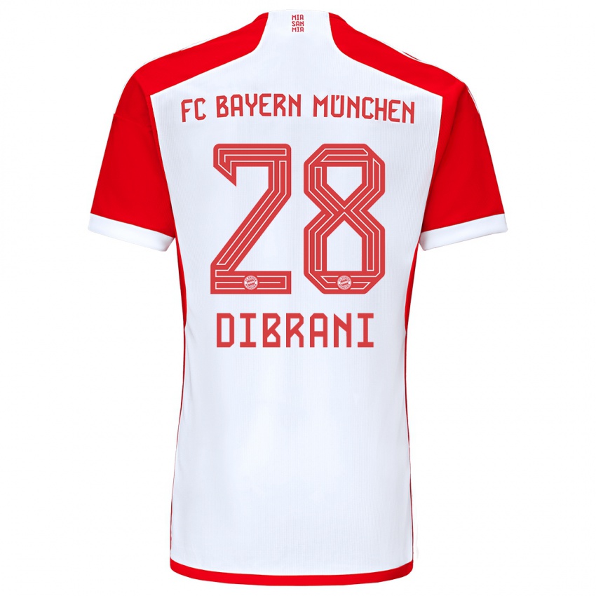 Herren Benjamin Dibrani #28 Rot-Weiss Heimtrikot Trikot 2023/24 T-Shirt Schweiz