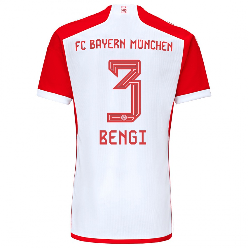 Herren Kaan Bengi #3 Rot-Weiss Heimtrikot Trikot 2023/24 T-Shirt Schweiz