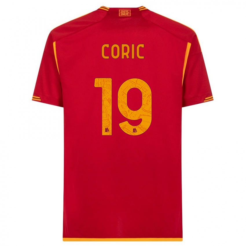 Herren Ante Coric #19 Rot Heimtrikot Trikot 2023/24 T-Shirt Schweiz