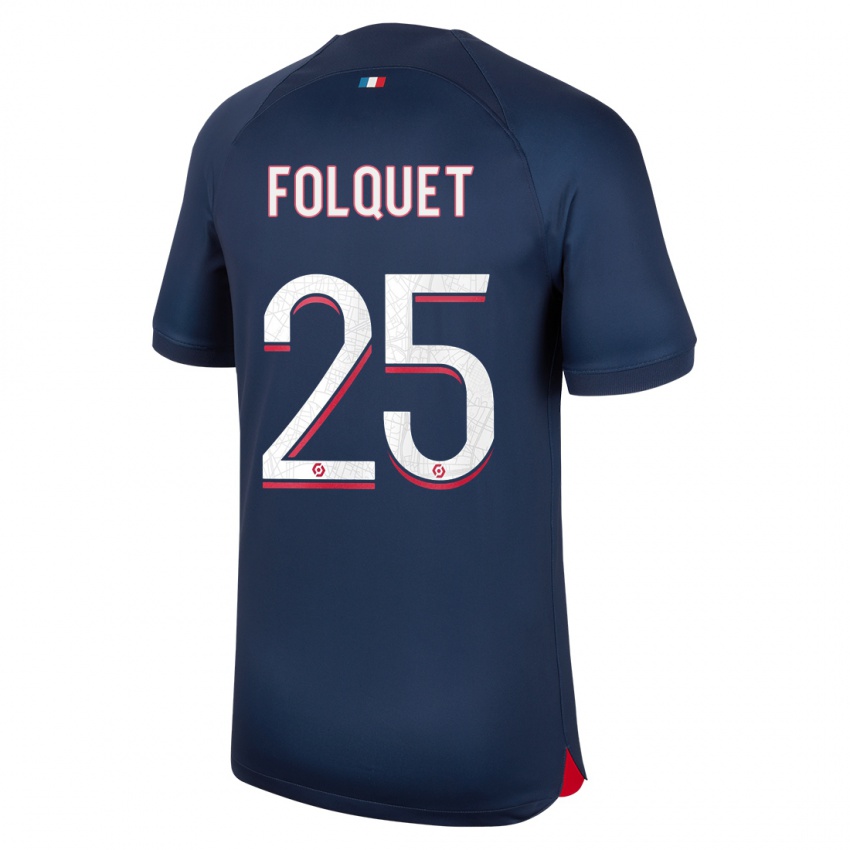 Herren Magnaba Folquet #25 Blau Rot Heimtrikot Trikot 2023/24 T-Shirt Schweiz