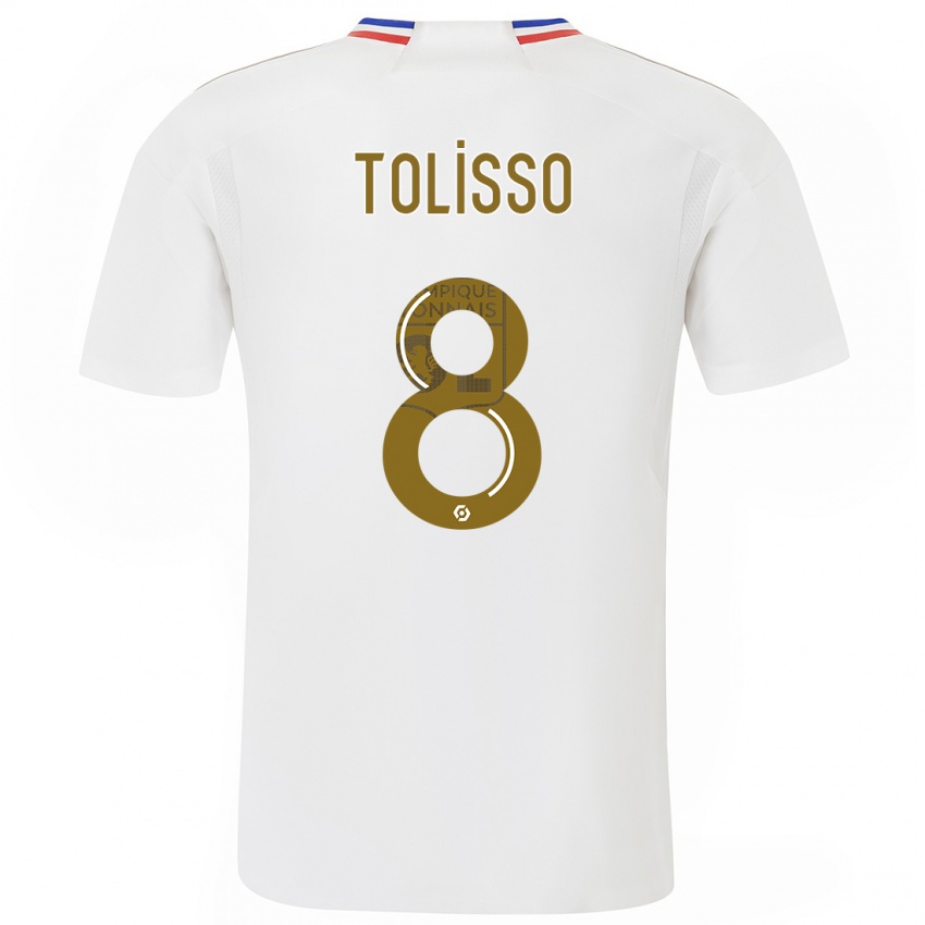 Herren Corentin Tolisso #8 Weiß Heimtrikot Trikot 2023/24 T-Shirt Schweiz