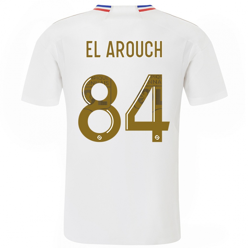 Herren Mohamed El Arouch #84 Weiß Heimtrikot Trikot 2023/24 T-Shirt Schweiz