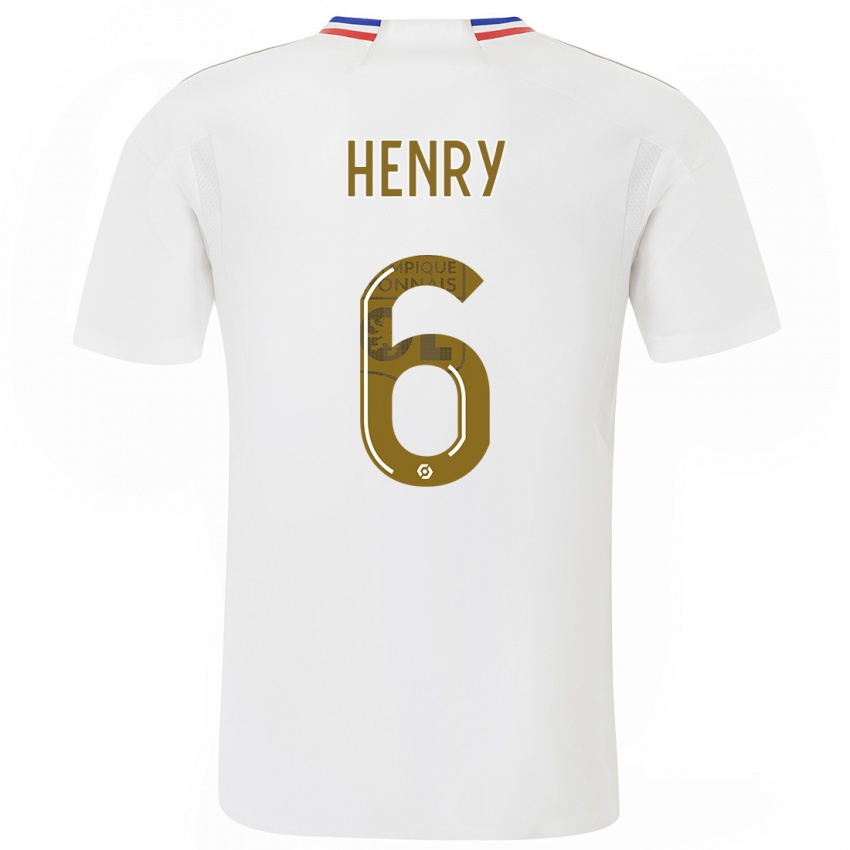 Herren Amandine Henry #6 Weiß Heimtrikot Trikot 2023/24 T-Shirt Schweiz