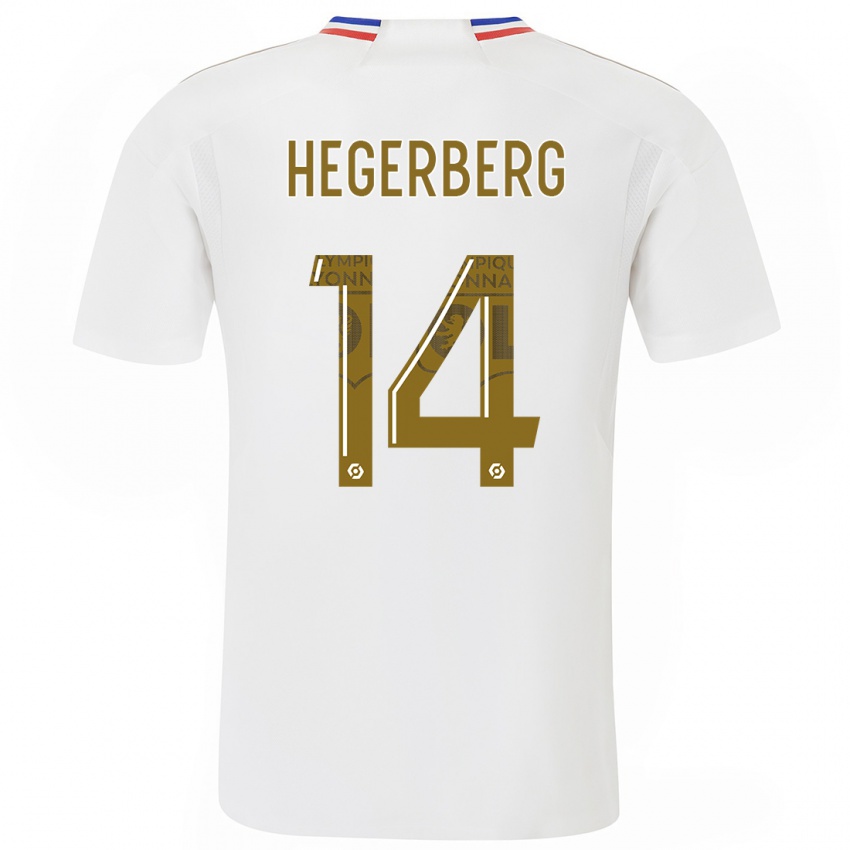 Herren Ada Hegerberg #14 Weiß Heimtrikot Trikot 2023/24 T-Shirt Schweiz