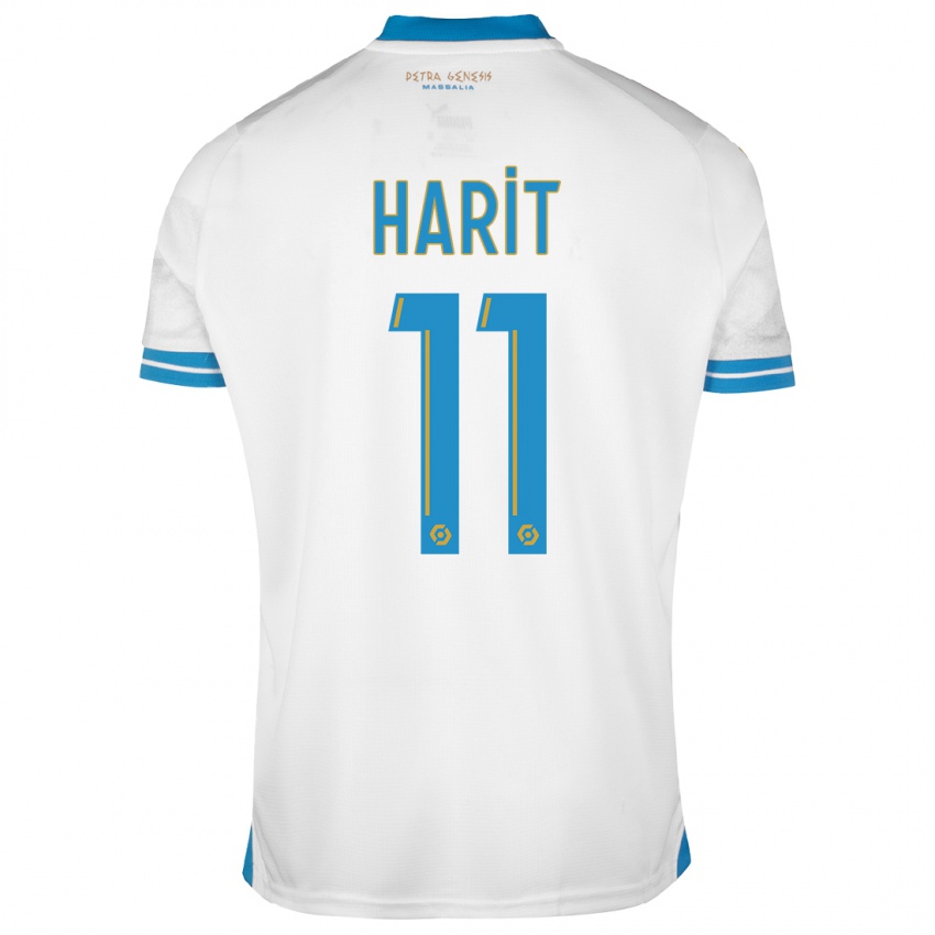 Herren Amine Harit #11 Weiß Heimtrikot Trikot 2023/24 T-Shirt Schweiz
